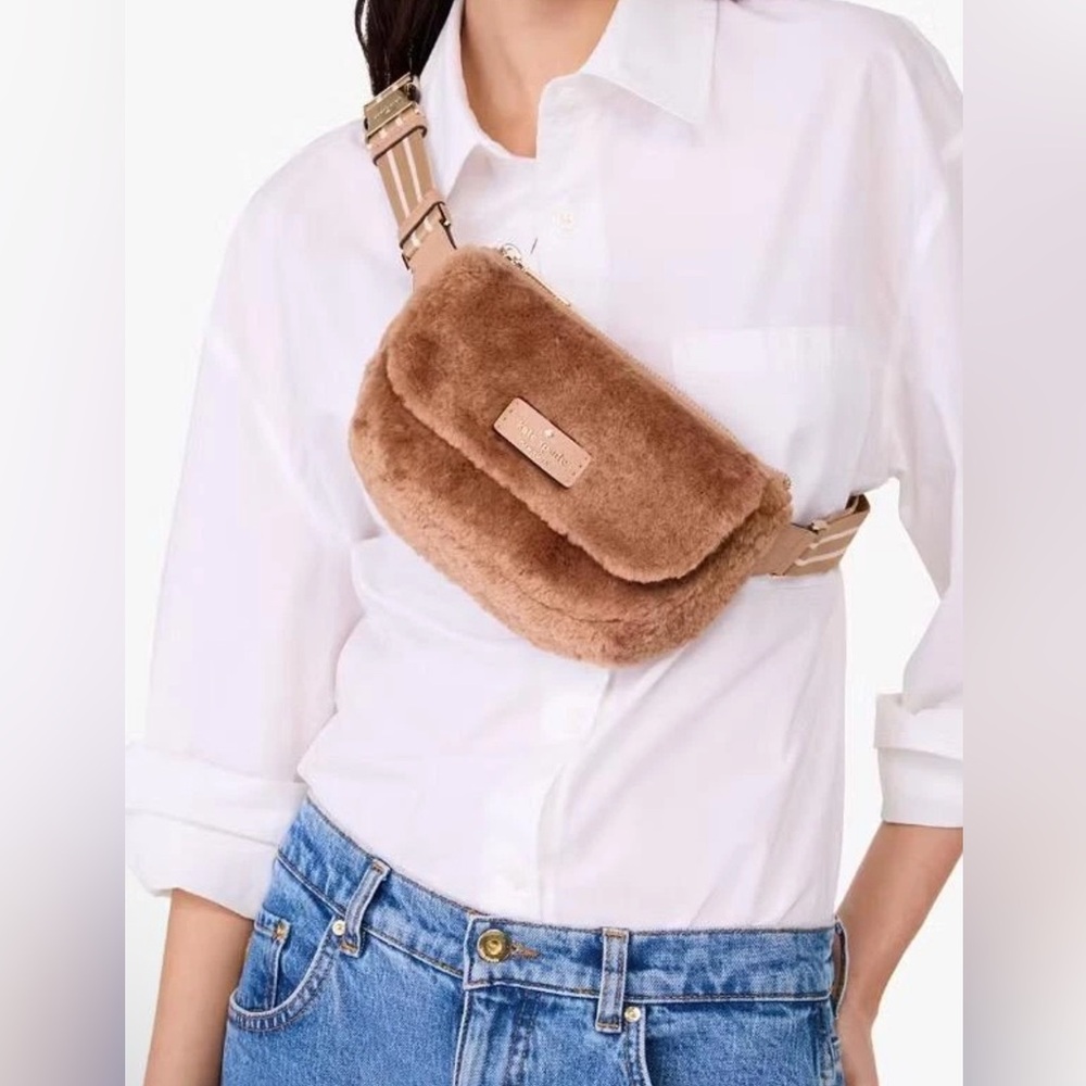 Kate Spade New York Rosie Faux Fur Belt Bag ~ NWT - Picture 2 of 10